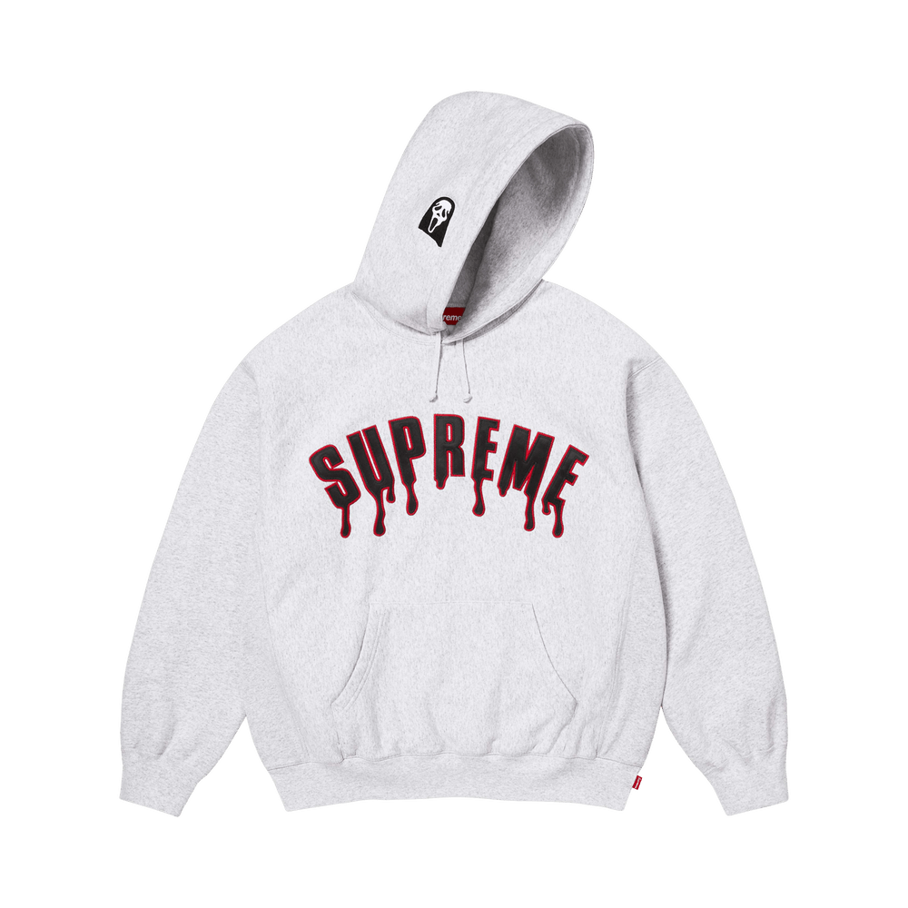 Supreme Ghostface Arc Hooded Sweatshirt 'Ash Grey' - Newkicksera.pl